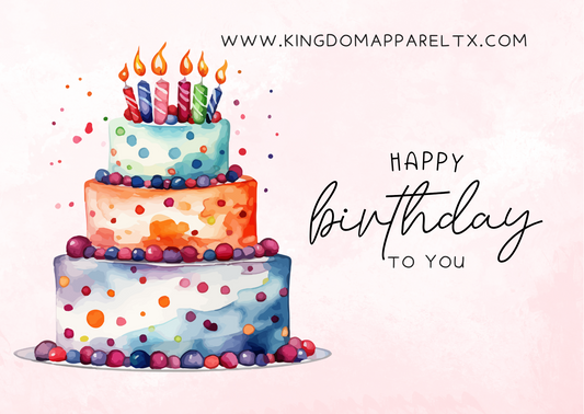 Birthday Gift Card
